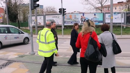 Doğal gaz hattı delindi, tramvay seferleri iptal edildi