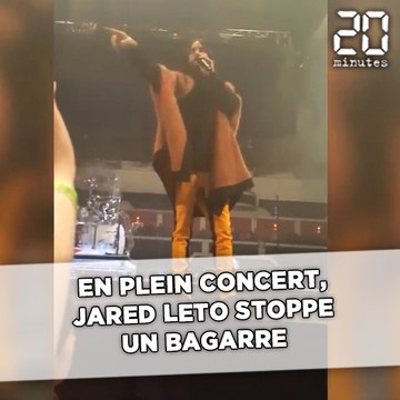 En plein concert Jared Leto interrompt une bagarre