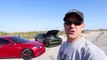 Dodge Demon Melts its Tires vs Tesla Model S P100D Ludicrous Drag Racing