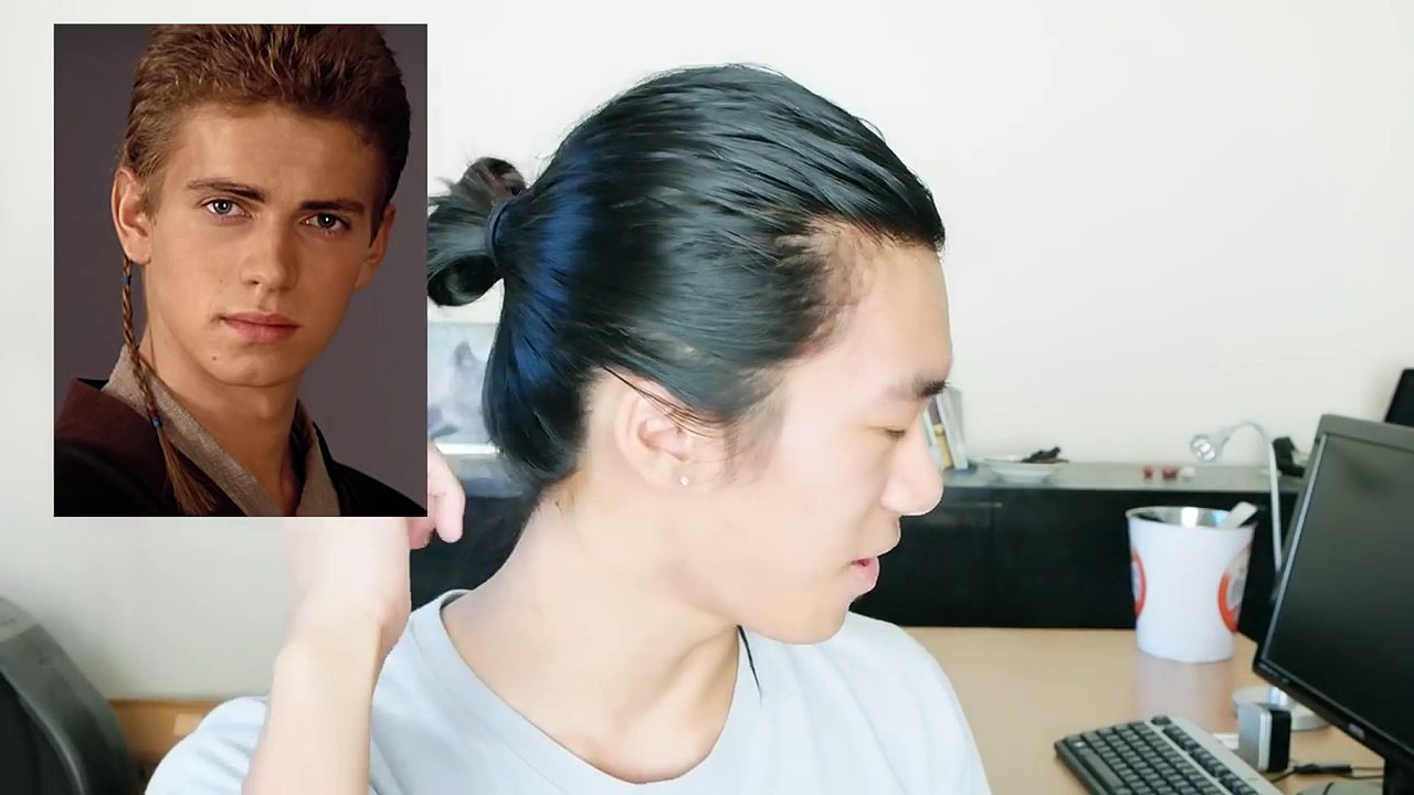 Padawan Braid / MAN BUN (Star Wars Hairstyle Tutorial)