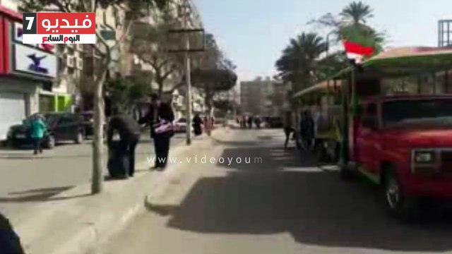 طفطف ينقل الناخبين بكفر الشيخ وأغانى وطنية لحشد المواطنين