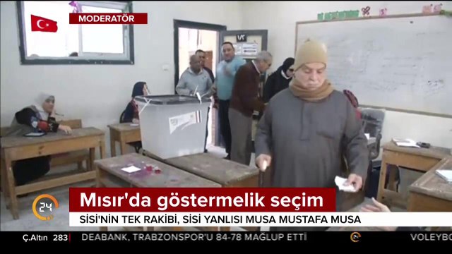 Mısır'da seçim tiyatrosu yapılıyor. Ya Sisi seçilecek ya Sisi yanlısı