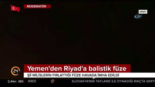 Yemen'den Riyad'a balistik füze