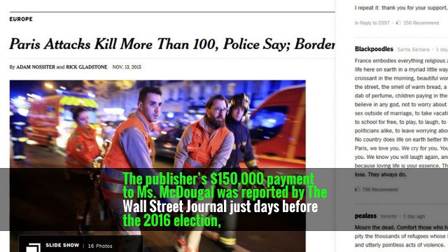 Karen McDougal Describes Alleged Affair With Trump in New Yorker Article