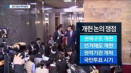 여야 3당, 개헌 협상 개시 합의…속내는 제각각