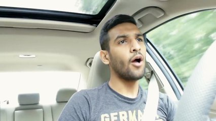 When you sing songs in the car Zaid Ali