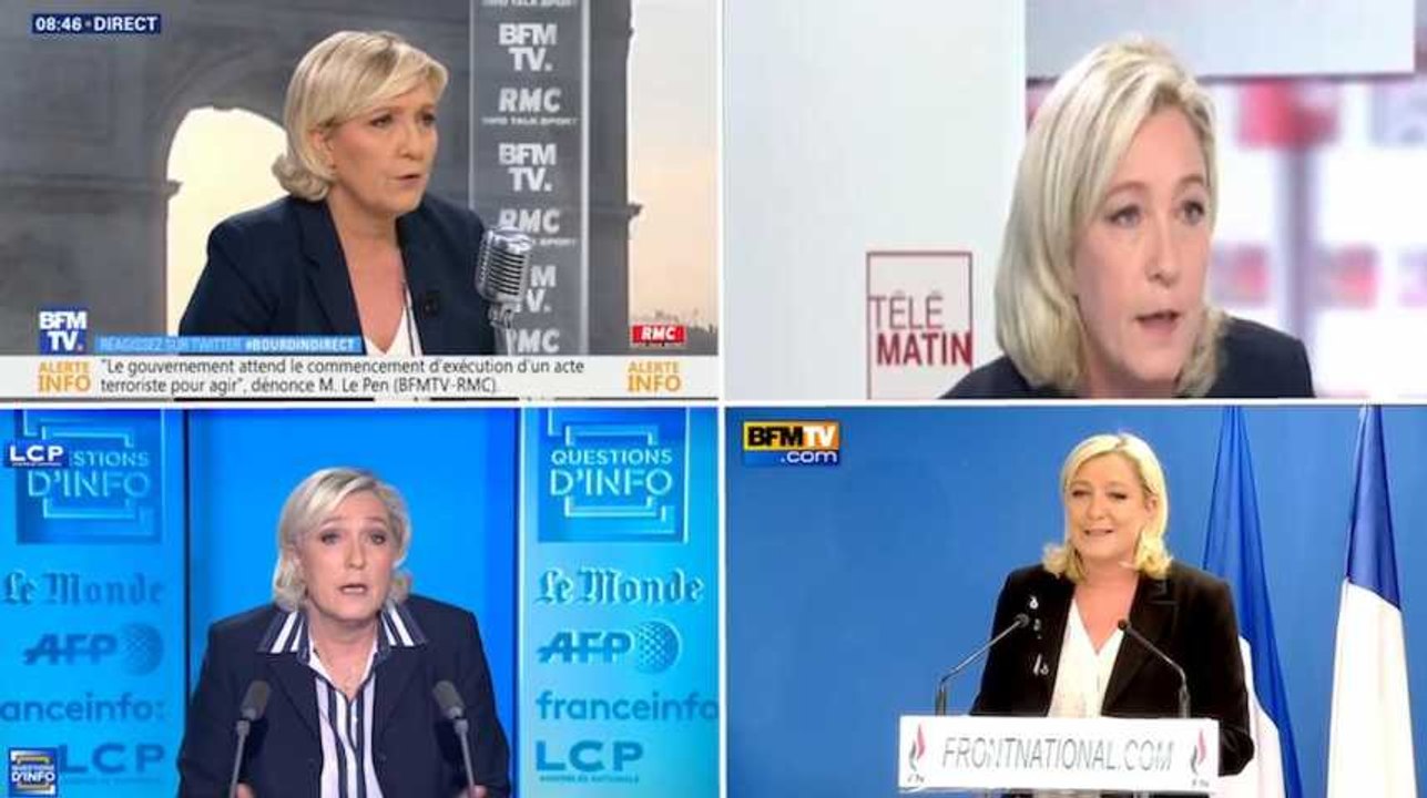 Toutes les fois où Marine Le Pen a demandé la d...