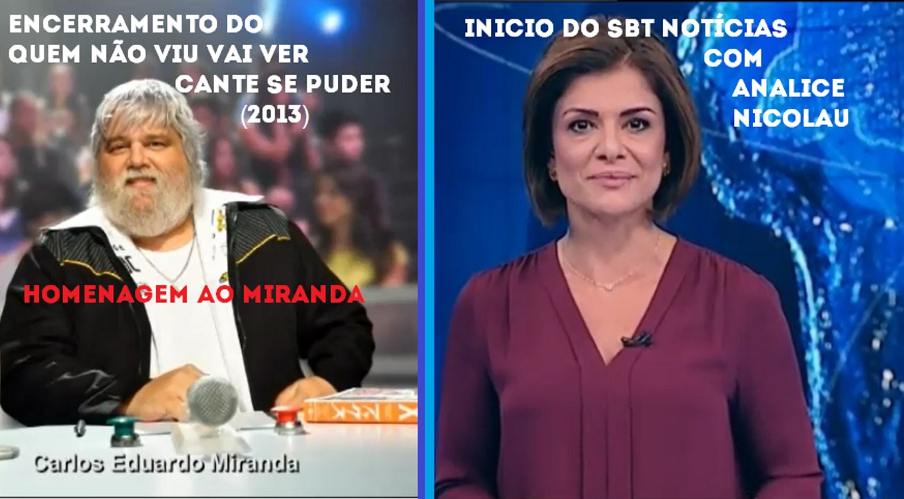 Final Quem Não Viu Vai Ver - Cante Se Puder (Homenagem ao Miranda) e inicio SBT Notícias (26/03/18)