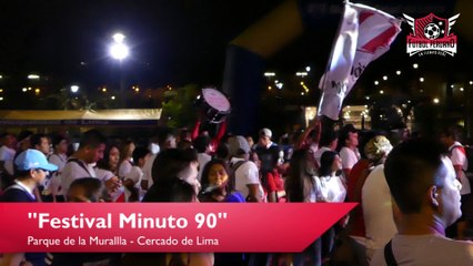 Per´u vs Croacia: Así vivieron los hinchas en el Festival Minuto 90