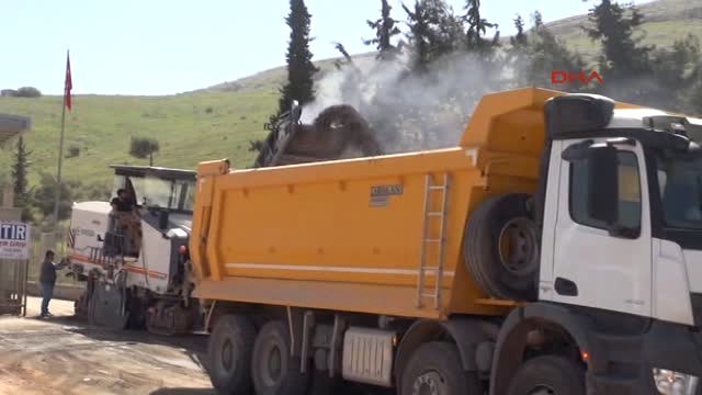 Hatay Cilvegözü Gümrük Kapısı'nda Yol Yapımı