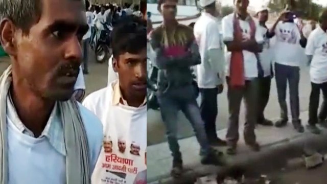 Aam Aadmi Party allegedly hired farmers for Rs 350 to participate in rally | Oneindia News