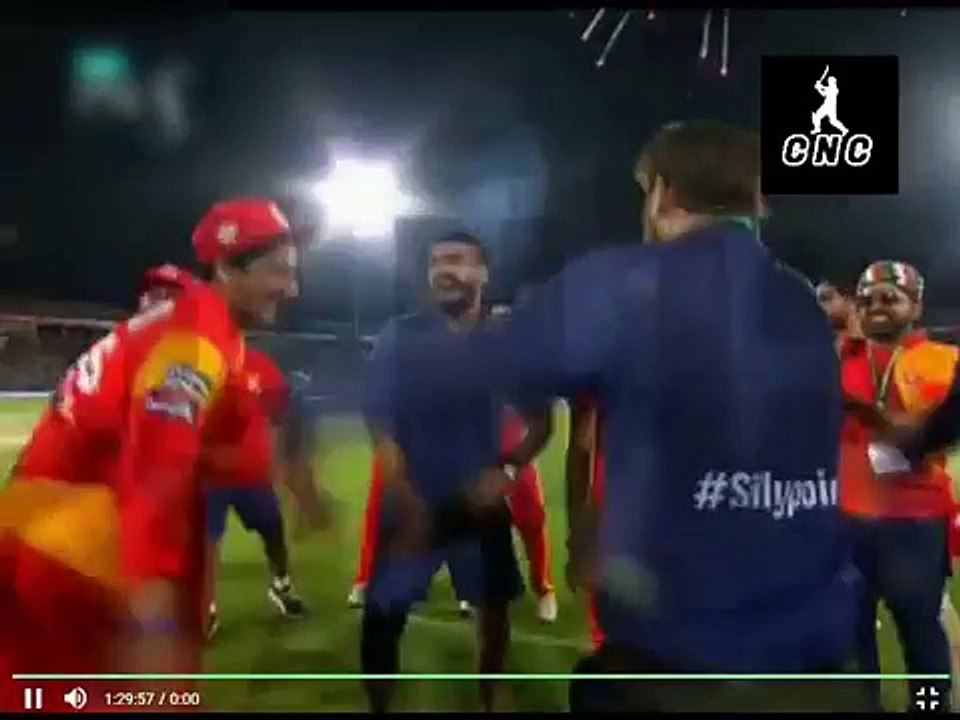 Islamabad Players Dance After Winning Final Against Peshawar  In Final At Karachi | dance in psl