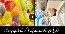 Three children die after consuming poisonous sweets