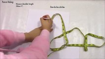 DIY Semiformal Sleeveless V Neck Dress   Easy Pattern Making | DIY Back to School Outfit