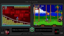 Sonic the Hedgehog 2 (Master System vs Sega Genesis) Side by Side Comparison