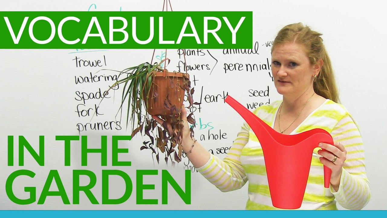 English Vocabulary In the GARDEN