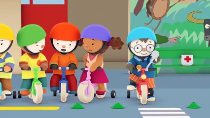 tchoupi a lecole le vélo rouge tout neuf