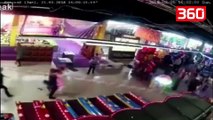 Pamje shokuese/ Policia nxjerr pamjet e nisjes së flakëve në qendrën tregtare në Rusi (360video)