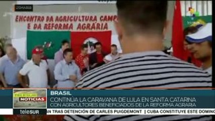 Lula se reúne con agricultores del sur de Brasil