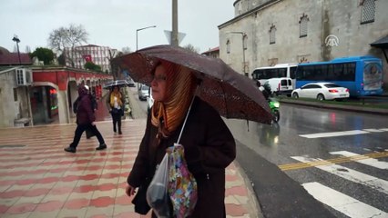 Sağanak, hayatı olumsuz etkiledi - EDİRNE