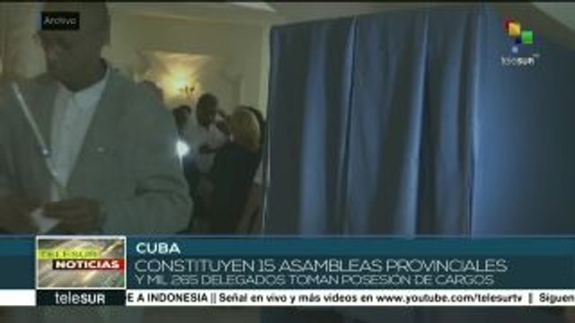 Constituyen en Cuba asambleas provinciales del Poder Popular