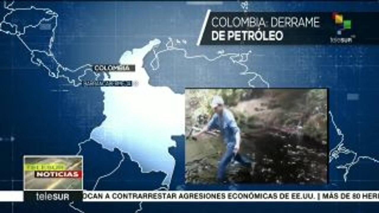 Problemática ambiental por derrame de petróleo continúa en Colombia