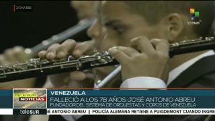 José Antonio Abreu será enterrado en el cementerio del este en Caracas