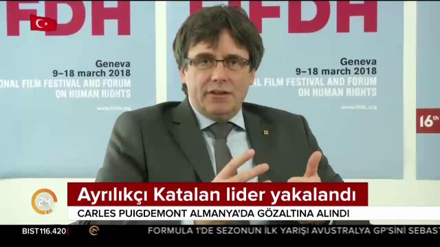 Ayrılıkçı Katalan lider yakalandı
