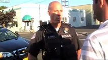 Cop takes the gun  from the citizen, but look what happens