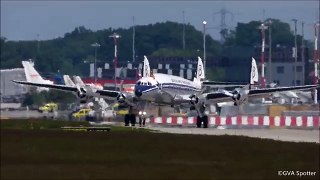 [FullHD] *RARE* Breitling Lockheed Super Constellation landing & takeoff at Geneva/GVA/LSGG