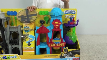 Epic Batman Superman Fight Super Hero Flight City Playset Unboxing With Ckn Toys