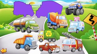 CARS and TRUCKS for KIDS. Learn Vehicles | Sounds - Names Vehicles for Children - Video for Kids