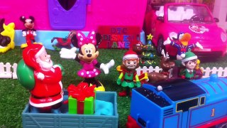 Minnie Mouse Christmas 2017 Toy Surprises|Mickey Mouse Christmas Toys EN Santa Clause