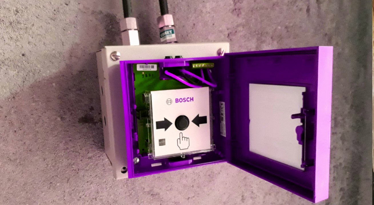 Bosch fair alarm Security Systems Manual Call Point wiring  कैसे करते है (HITEK ELECTRICAL )