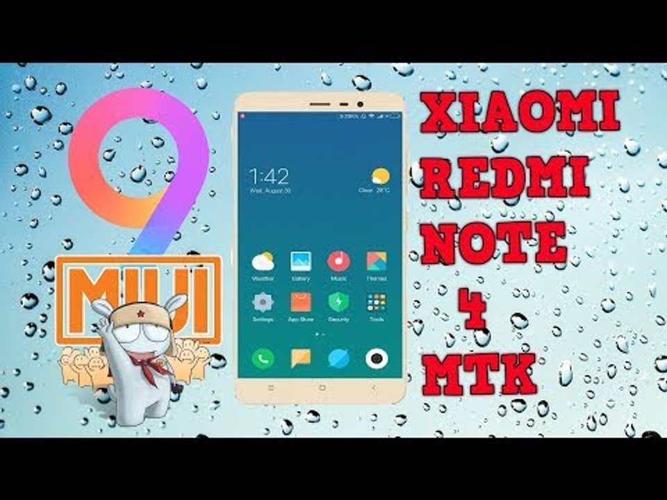 MIUI 9 - XIAOMI REDMI NOTE 4 MTK