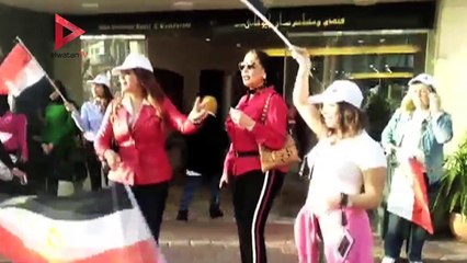 "سيدات إسكندرية ترقصن على  أنغام "حلوة يا بلدي