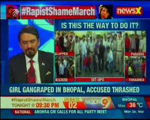 Bhopal shocker: Four accused of gang-rape paraded, thrashed by women| Nation at 9