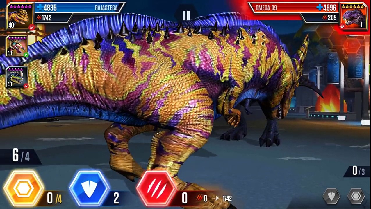 3 New HYBIRD VS OMEGA 09 || Jurassic World The Game