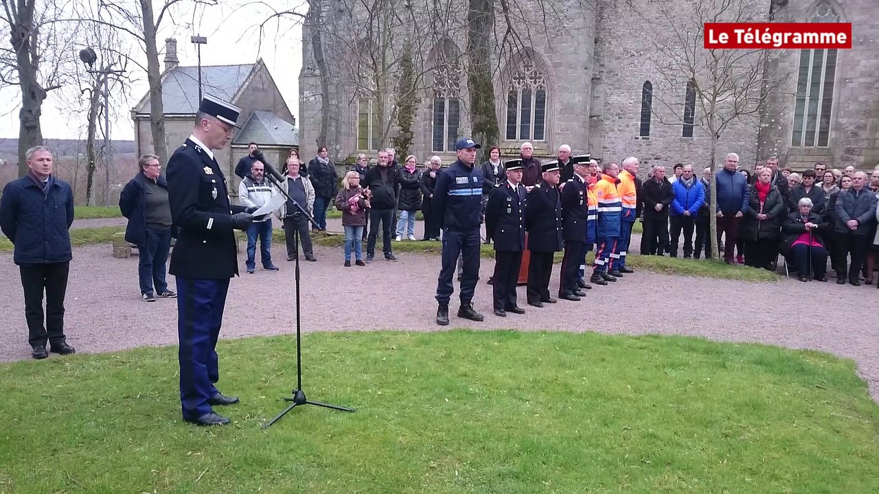 Lamballe Cérémonie d’hommage au gendarme Arnaud Beltrame