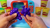 Play Doh Food Cooking Microwave&Toy Cutting Fruit Velcro!العاب الصلصال و العاب الطبخ ميكروويف خضروات
