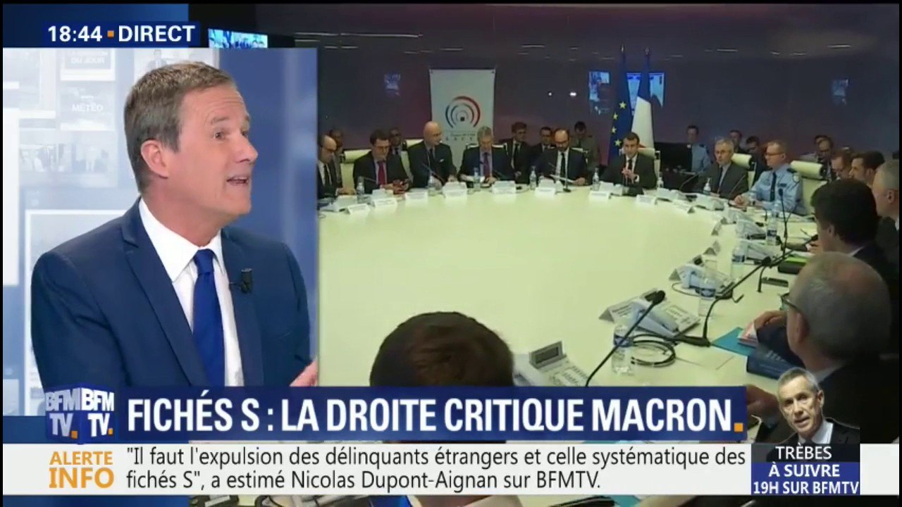 Lutte contre le terrorisme: "Le gouvernement pèche par naïveté", estime Dupont-Aignan
