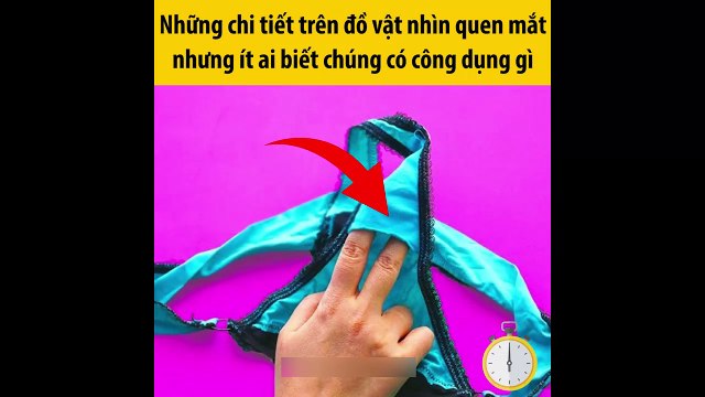 Những chi tiết trên đồ vật nhìn quen mắt nhưng ít ai biết chúng có công dụng gì