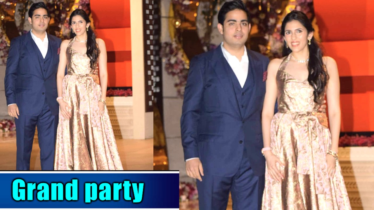 Akash Ambani and Shloka Mehta Grand Engagement party after Visits Siddhivinayak Temple