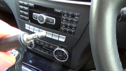 How To connect an Apple iPod, iPhone to your Aux jack on a MERCEDES BENZ C CLASS