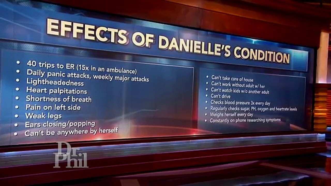 Young Woman Describes Her Physical Symptoms Of Extreme Anxiety