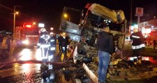 Madeni Yağ Yüklü Tanker Alev Alev Yandı