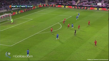 Ryan Babel Goal HD - Portugal 0-2 Netherlands - 26.03.18 HD