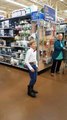 Boy Sings Out in Walmart