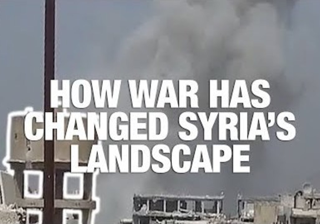 How War Has Changed Syria's Landscape: Mapping the Destruction of East Damascus