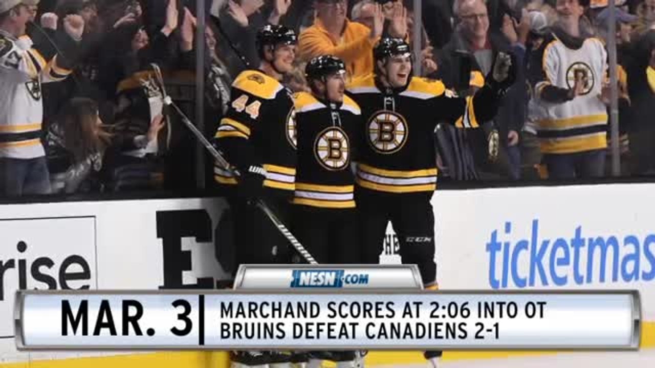 Brad Marchand's Five OT Goals Making Him Among Most Feared In NHL